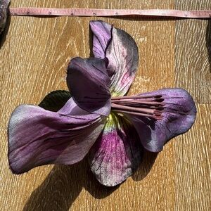 Large Glam Purple Orchid Hair Flower